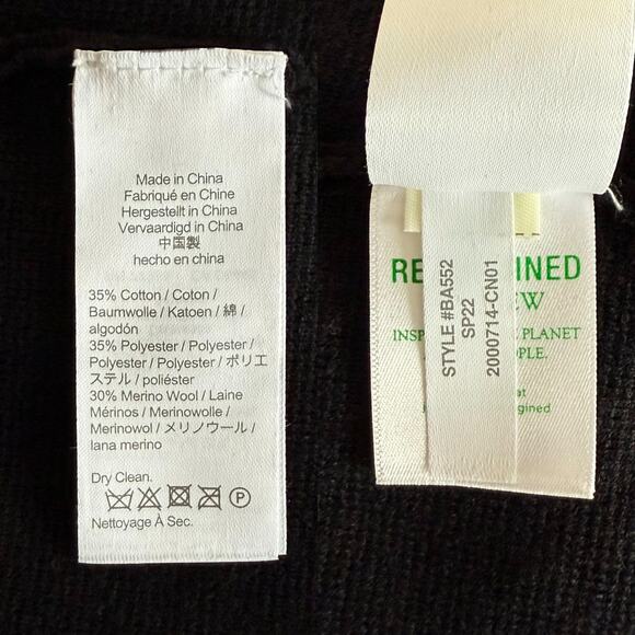 J. Crew Eloise Sweater Blazer Black Knit Open Cardigan Size Small BA552 Work - Picture 5 of 9